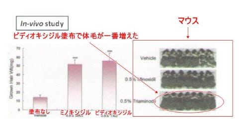 ピディオキシジル・臨床試験データ